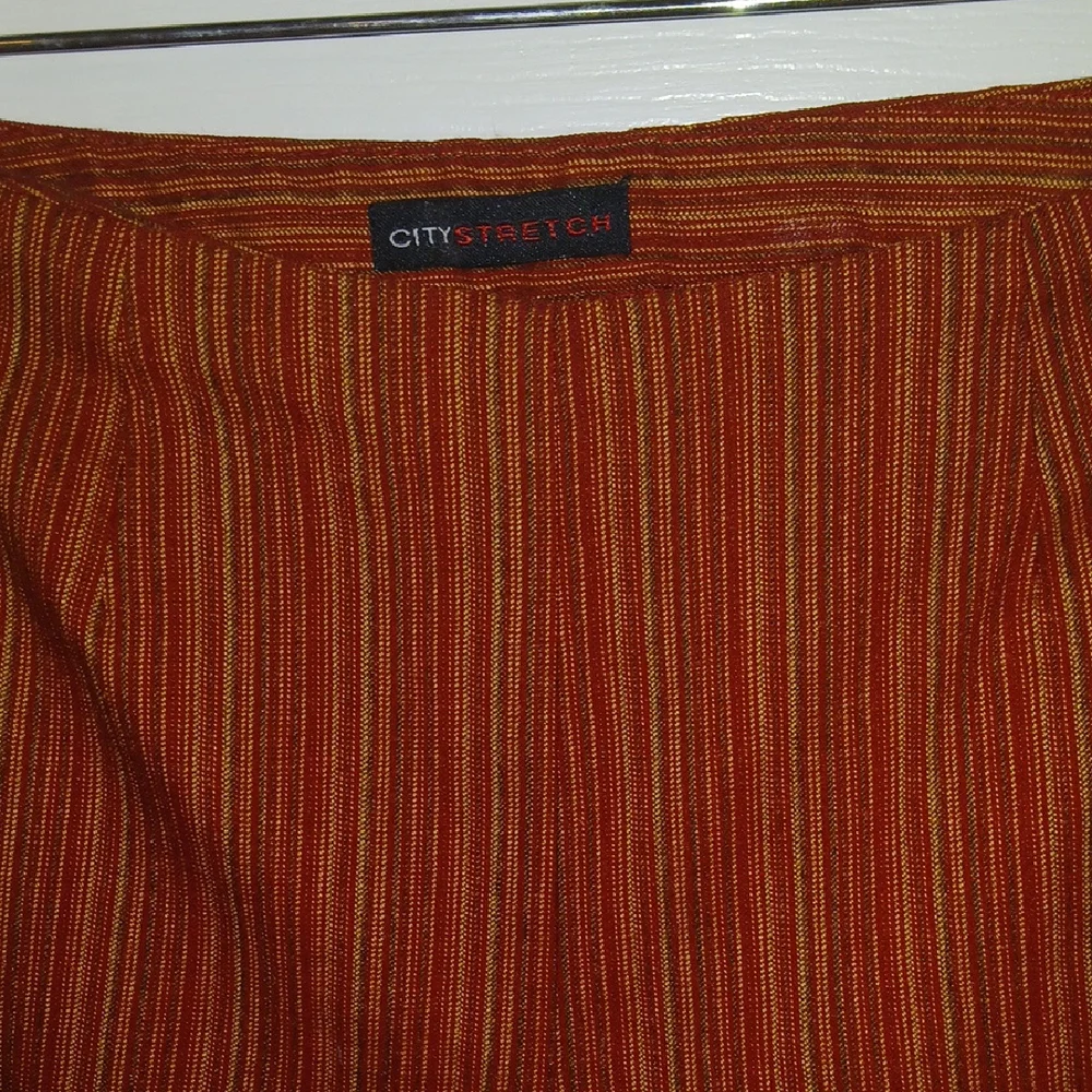 New York and Company Men's Brown Striped Pants